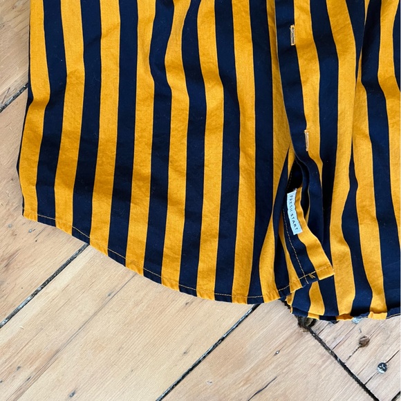 Denim and Flower fun striped button down - Picture 3 of 4